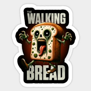 The Walking Bread Sticker